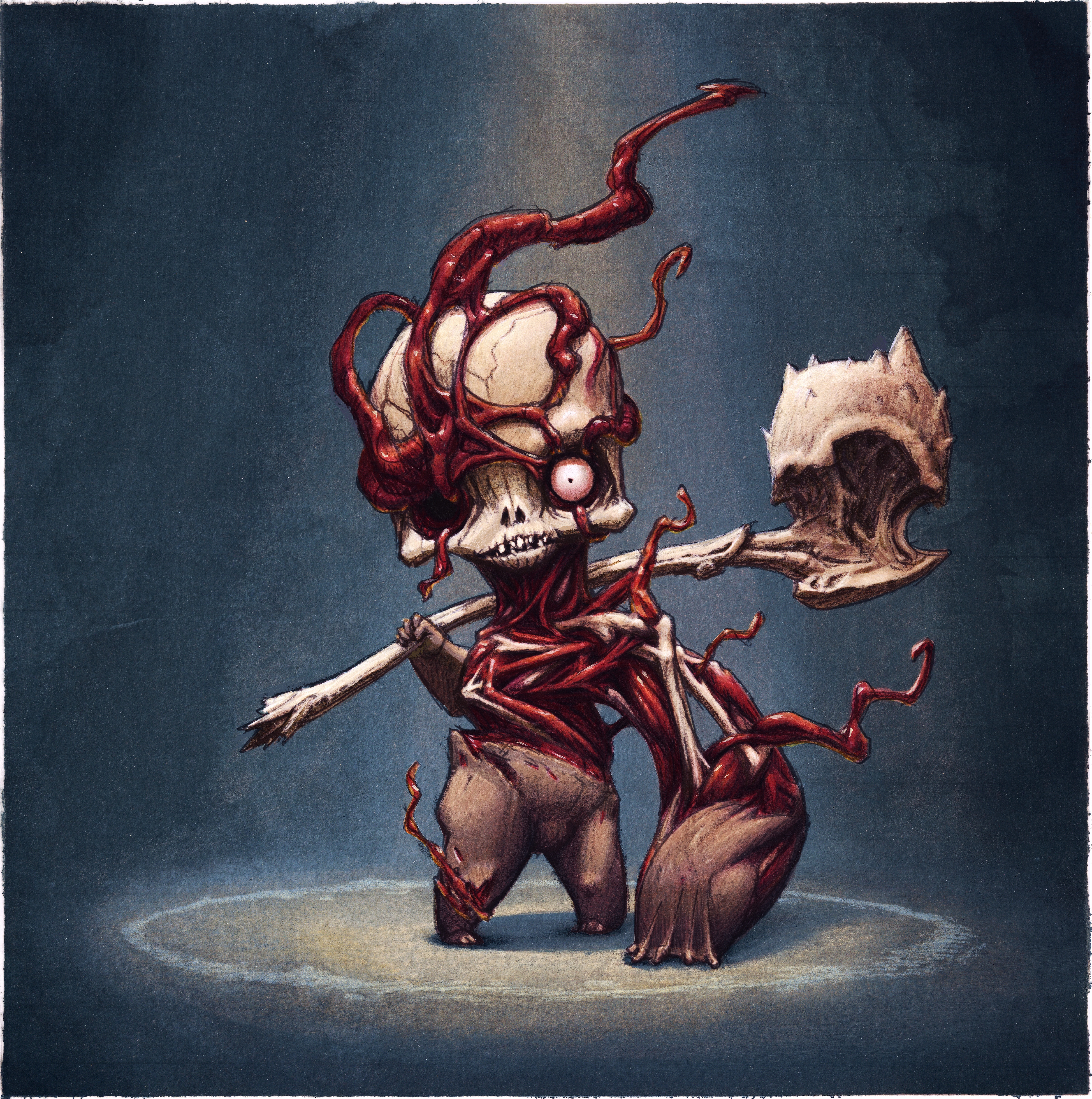 Un bébé démon zombie